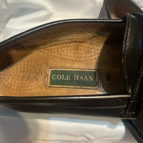 Cole Haan Black Buckle Loafers for Men - Picture 5 of 8